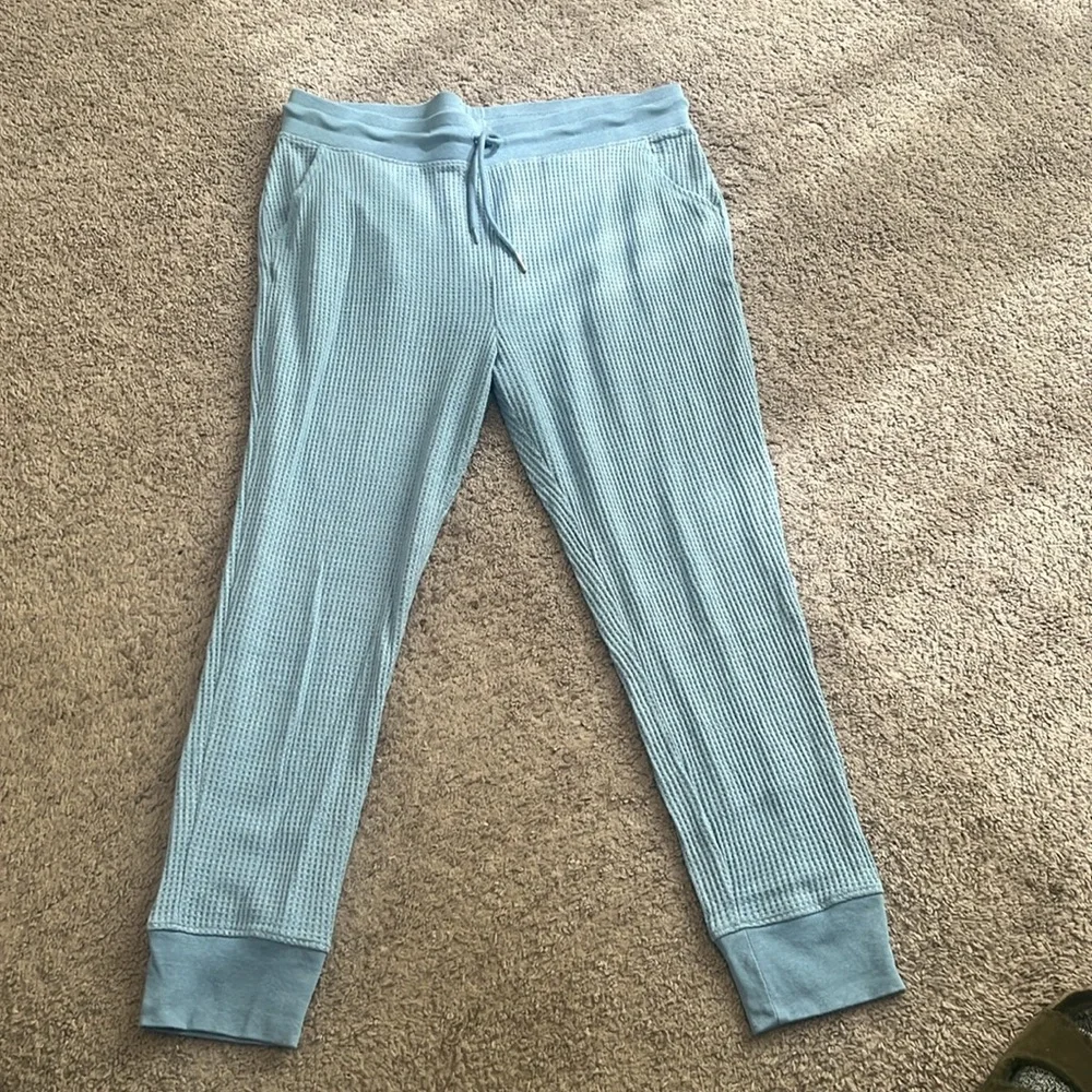 Knix waffle jogger and Henley top set